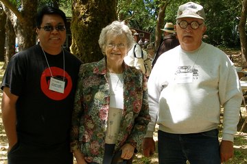 Frank Peredo, Regina Haggerty, and Jerry Houchens